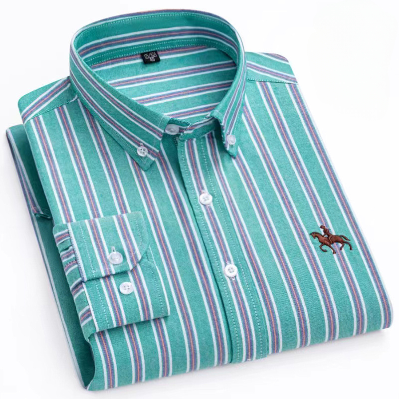 6XL 100% Cotton Oxford สีขาวเส - Oxford Cotton Casual Shirt Business บทวิจารณ์และราคา