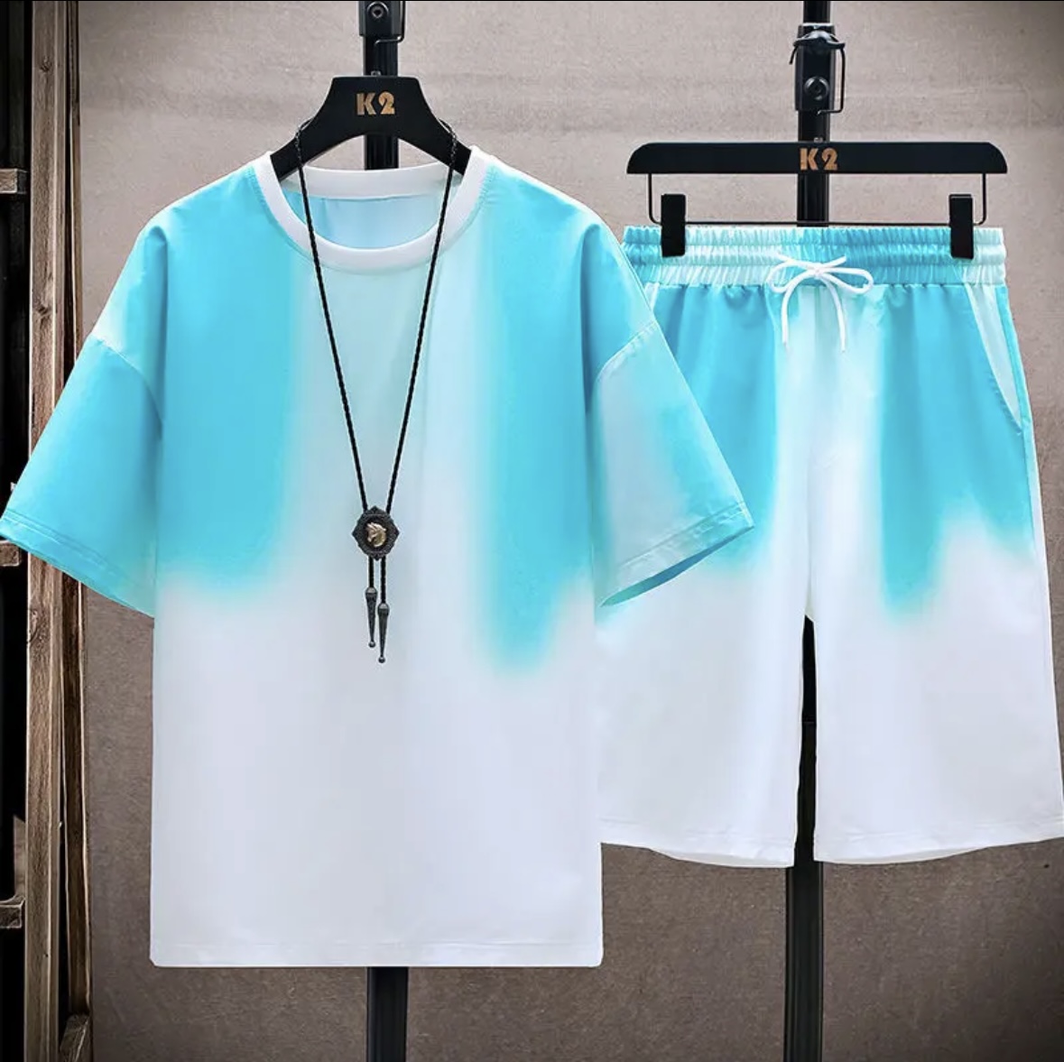 ชุดเซ็ตผ้าไหมน้ำแข็งคู่รักสำหร - Shorts บทวิจารณ์และราคา