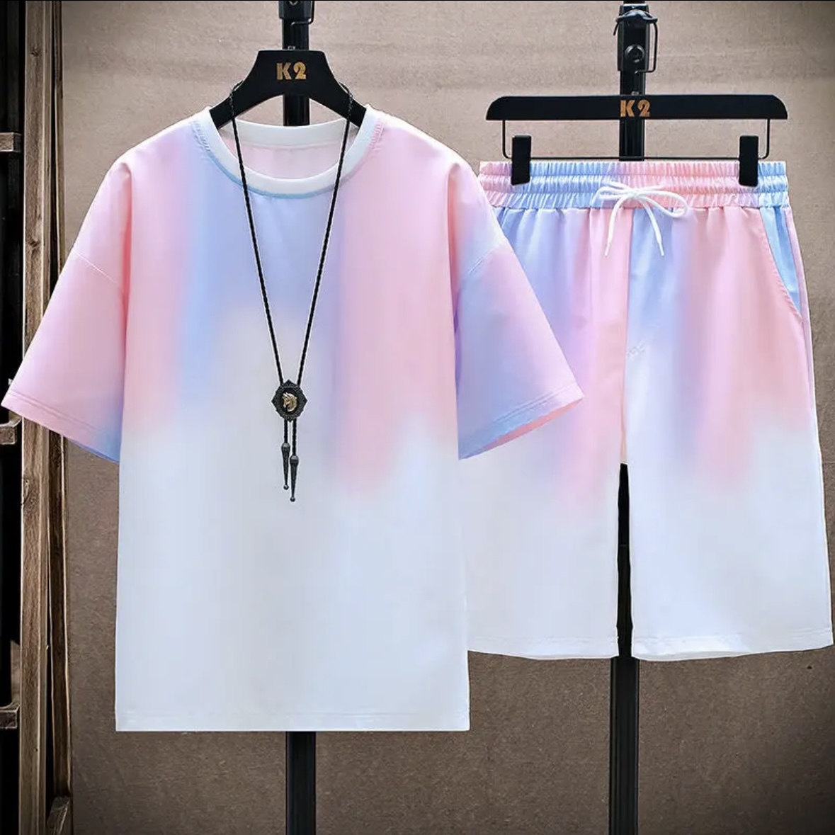 ชุดเซ็ตผ้าไหมน้ำแข็งคู่รักสำหร - Shorts บทวิจารณ์และราคา